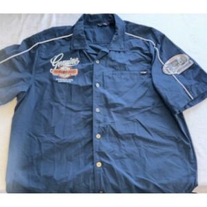 Harley-Davidson Men's Short Sleeves Mechanical Shirt - Size XL